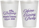 Personalized Homecoming 12 oz Frosted Cups - Hoco Queen Vote | 330022