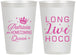 Personalized Homecoming 12 oz Frosted Cups - Hoco Queen Vote | 330026
