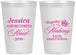 Personalized Homecoming 12 oz Frosted Cups - Hoco Maid Vote | 330029