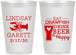 Personalized Wedding 12 oz Frosted Cups - Crawfish Boil | 333