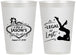 Personalized 21st Birthday 12 oz Frosted Cups - Legal At Last Vegas | 340002