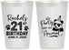 Personalized 21st Birthday 12 oz Frosted Cups - Party Like An Animal Panda | 340021