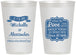 Personalized Wedding 12 oz Frosted Cups - Love Story | 359