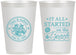 Personalized Wedding 12 oz Frosted Cups - Started On The Beach | 362