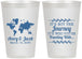 Personalized Wedding 12 oz Frosted Cups - Journey Traveling With | 374