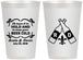 Personalized Wedding 12 oz Frosted Cups - Fleur De Lis | 378