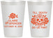 Personalized Wedding 12 oz Frosted Cups - Till Death Do Us Part | 380