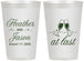 Personalized Wedding 12 oz Frosted Cups - At Last | 382
