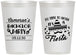 Personalized Bachelor Party 12 oz Frosted Cups - Siesta Fiesta Mexican | 40000
