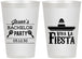 Personalized Bachelor Party 12 oz Frosted Cups - Viva La Fiesta Mexican | 40001