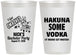 Personalized Bachelor Party 12 oz Frosted Cups - Fiesta Mexican | 40004