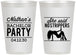 Personalized Bachelor Party 12 oz Frosted Cups - Strip Club | 40008