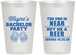 Personalized Bachelor Party 12 oz Frosted Cups - Beer | 40014