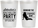 Personalized Bachelor Party 12 oz Frosted Cups - Strip Club | 40017