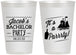 Personalized Bachelor Party 12 oz Frosted Cups - Boat | 40023