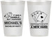 Personalized Bachelor Party 12 oz Frosted Cups - Las Vegas | 40025