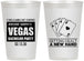 Personalized Bachelor Party 12 oz Frosted Cups - Las Vegas | 40026