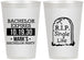 Personalized Bachelor Party 12 oz Frosted Cups - Rip Single Life | 40028