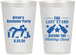 Personalized Bachelor Party 12 oz Frosted Cups - The Last Stand | 40035