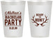 Personalized Bachelor Party 12 oz Frosted Cups - Ready To Hunt | 40044