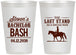 Personalized Bachelor Party 12 oz Frosted Cups - The Last Stand | 40050
