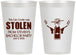 Personalized Bachelor Party 12 oz Frosted Cups - Stolen | 40053