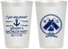 Personalized Bachelor Party 12 oz Frosted Cups - Anchor | 40054