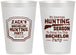 Personalized Bachelor Party 12 oz Frosted Cups - Hunting Season | 40063