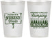 Personalized Bachelor Party 12 oz Frosted Cups - Camping | 40064