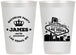 Personalized Bachelor Party 12 oz Frosted Cups - Las Vegas | 40069