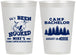 Personalized Bachelor Party 12 oz Frosted Cups - Fishing | 40080