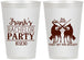 Personalized Bachelor Party 12 oz Frosted Cups - Hunting | 40083