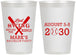 Personalized Bachelor Party 12 oz Frosted Cups - Baseball | 40086