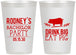 Personalized Bachelor Party 12 oz Frosted Cups - Bbq | 40088