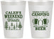 Personalized Bachelor Party 12 oz Frosted Cups - Camping | 40091
