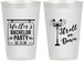 Personalized Bachelor Party 12 oz Frosted Cups - Mardi Gras | 40092