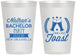 Personalized Bachelor Party 12 oz Frosted Cups - One Last Toast | 40095