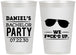 Personalized Bachelor Party 12 oz Frosted Cups - We Fucked Up | 40099