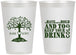 Personalized Wedding 12 oz Frosted Cups - To Have And To Hold | 438