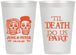 Personalized Wedding 12 oz Frosted Cups - Til Death Do Us Part | 441