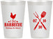 Personalized Wedding 12 oz Frosted Cups - I Do Barbecue Bbq | 445