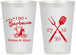 Personalized Wedding 12 oz Frosted Cups - I Do Barbecue Bbq | 447
