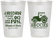 Personalized Wedding 12 oz Frosted Cups - Tractor Hitchin | 448