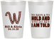Personalized Wedding 12 oz Frosted Cups - To Have And To Hold | 449
