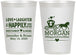 Personalized Wedding 12 oz Frosted Cups - Happily Ever After | 452
