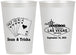 Personalized Wedding 12 oz Frosted Cups - Las Vegas | 453