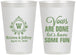 Personalized Wedding 12 oz Frosted Cups - Monogrammed | 462