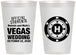 Personalized Wedding 12 oz Frosted Cups - Las Vegas | 467