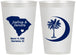 Personalized Wedding 12 oz Frosted Cups - Palmetto Tree | 475
