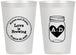 Personalized Wedding 12 oz Frosted Cups - Love Is Brewing | 486